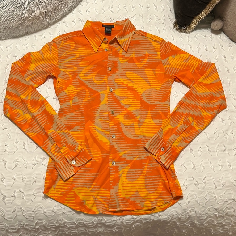 Vintage Custo Barcelona button down blouse S